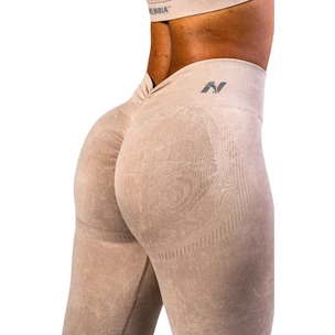 Nebbia TOTALLY SEAMLESS High-Waist Leggings MAXIMUM PUSH-UP 302 cream Női leggings