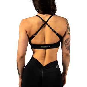 Nebbia TOTALLY SEAMLESS Medium-Support Sports Bra 305 black  Női melltartó