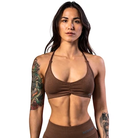 Nebbia TOTALLY SEAMLESS Medium-Support Sports Bra 305 brown Női melltartó