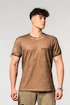 Nebbia  Washed-off Cotton T-shirt MAX OUT Light Brown Férfipóló