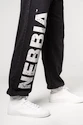 Nebbia  Washed-off Gym Sweatpants Baggy Style GYM BRO 373 Black Férfi-melegítőalsó