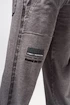 Nebbia  Washed-off Gym Sweatpants NO SHORTCUTS 372 Light Grey Férfi-melegítőalsó