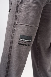 Nebbia  Washed-off Gym Sweatpants NO SHORTCUTS 372 Light Grey Férfi-melegítőalsó