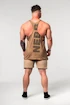 Nebbia  Washed-off Oversized Stringer MAX OUT 359 Light Brown Ujjatlan póló férfiaknak