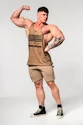 Nebbia  Washed-off Oversized Stringer MAX OUT 359 Light Brown Ujjatlan póló férfiaknak