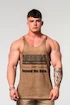 Nebbia  Washed-off Oversized Stringer MAX OUT 359 Light Brown Ujjatlan póló férfiaknak XL