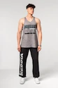 Nebbia  Washed-off Oversized Stringer MAX OUT 359 Light Grey Ujjatlan póló férfiaknak