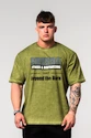 Nebbia  Washed-off Oversized T-shirt HERITAGE Green Férfipóló