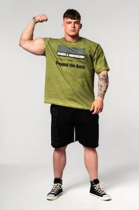 Nebbia  Washed-off Oversized T-shirt HERITAGE Green Férfipóló