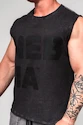 Nebbia  Washed-off Tank Top BEASTIN' Black Ujjatlan póló férfiaknak