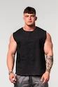 Nebbia  Washed-off Tank Top BEASTIN' Black Ujjatlan póló férfiaknak