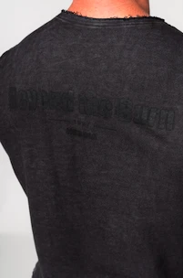 Nebbia  Washed-off Tank Top BEASTIN' Black Ujjatlan póló férfiaknak