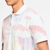 Nike Polo Challenger Court Slim fehér/napvörös férfi póló