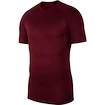 Nike  Pro BRT Top SS Wine Férfipóló S
