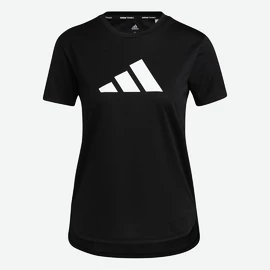 Női adidas Bos Logo Tee Fekete/Fehér