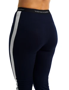 Női aláöltözet Icebreaker  Leggings Midnight Navy/Snow/Cb  XS