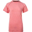 Női Endurance Tearoa Wool SS rózsaszín-vörös póló