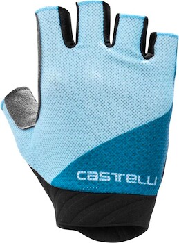 Női kerékpáros kesztyű Castelli  Roubaix Gel 2 kék