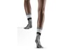 Női kompressziós zokni CEP  Light Merino Mid Cut Stone Grey/Grey