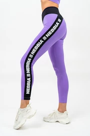 Női leggings Nebbia Magas derekú leggings ICONIC Purple