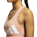 Női melltartó adidas  Believe This Medium Support Workout Logo Ambient Blush
