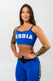 Női melltartó Nebbia Kétrétegű sportmelltartó FLEX Blue