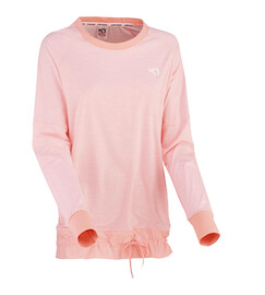 Női póló Kari Traa Linea LS rózsaszín