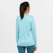 Női Salomon Agile LS Tee Crystal Blue Crystal Blue