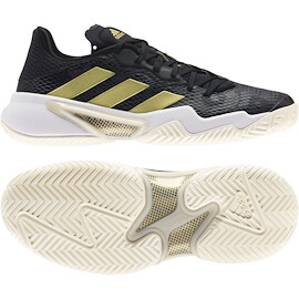 Női tenisz cipő adidas Barricade W Core Black/Gold Met/Carbon