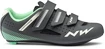 NorthWave  Core Wmn gray/green Női kerékpáros cipő