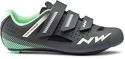 NorthWave  Core Wmn gray/green Női kerékpáros cipő