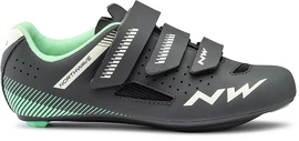 NorthWave Core Wmn gray/green Női kerékpáros cipő