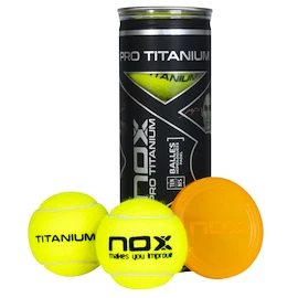 NOX Pro Titanium Balls 3 Pack Padel labda