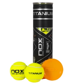 NOX Pro Titanium Balls 4 Pack Padel labda