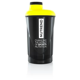Nutrend 600 ml Black/Yellow Shaker