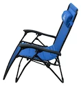 Összecsukható szék Cattara kemping fekvőhely LIVORNO kék