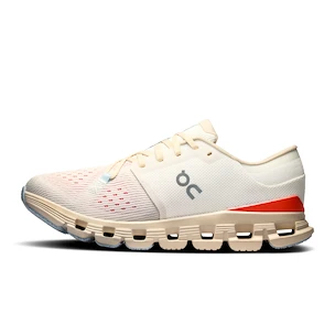 On  Cloud X 4 Ivory/Salmon  Női futócipő