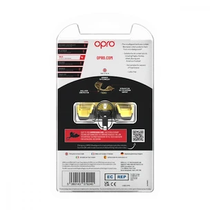 Opro  GOLD Black/Gold Senior Fogvédő