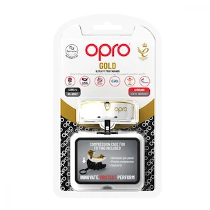 Opro  GOLD White/Gold Senior Fogvédő