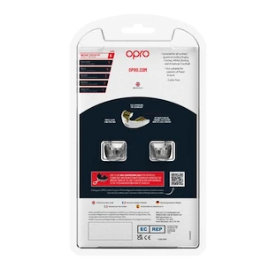 Opro  INSTANT CUSTOM FIT SOLIDS Clear Senior Fogvédő