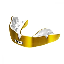 Opro INSTANT CUSTOM FIT SOLIDS Gold/White Senior Fogvédő