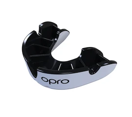 Opro SILVER White/Black Junior Fogvédő