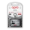 Opro  SILVER White/Black Senior Fogvédő