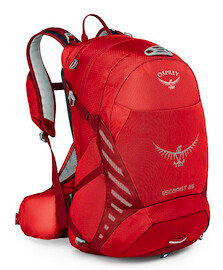 Osprey Escapist 25 kerékpáros hátizsák, piros