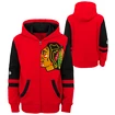 Outerstuff  FACEOFF FULL ZIP FLEECE HOODIE CHICAGO BLACKHAWKS Gyerek-melegítőfelső