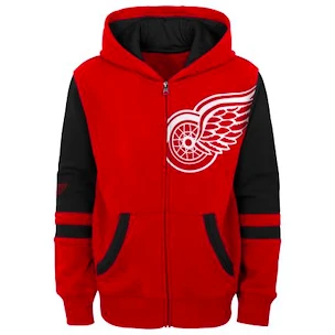 Outerstuff  FACEOFF FULL ZIP FLEECE HOODIE DETROIT RED WINGS    Gyerek-melegítőfelső