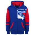 Outerstuff  FACEOFF FULL ZIP FLEECE HOODIE   NEW YORK RANGERS Gyerek-melegítőfelső