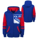 Outerstuff  FACEOFF FULL ZIP FLEECE HOODIE   NEW YORK RANGERS Gyerek-melegítőfelső