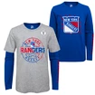 Outerstuff NHL Children's Two-Way Forward 3 az 1-ben pólók New York Rangers Gyerekpóló