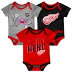Outerstuff tripla tapsoló NHL Detroit Red Wings 3 db